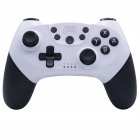 Wireless Bluetooth-compatible  Gamepad Game Joystick Controller Compatible For Switch Pro Console Black and White