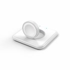 Wireless Charger With Charging Line Compatible For Iwatch 1-7 Generation Airpods Iphone Samsung S7/s7 White