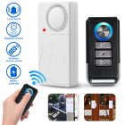 Wireless Control Magnetic Sensor Professional Security Anti-theft Motion Alarm For Home Office Store black