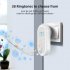 Wireless Doorbell 2 Receivers Water Proof Door Bell Kit Over 1000 Feet Range 5 Levels Volume 38 Melodies For Home U S  regulations Black 1T2
