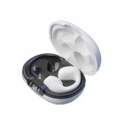 Wireless Earbuds Clip On Earphone 300mAh Battery LED Power Display Lightweight Sleeping Headphones IPX6 Waterproof White