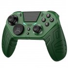 Wireless Game  Controller Compatible For Ps4 Elite Console Bluetooth-compatible Wake-up Interchangeable D-pad Left Stick Gamepad Joystick green