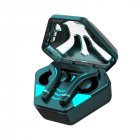 Wireless Gaming Bluetooth Headset Low-latency Cool Appearance Stereo Sound Earphones black