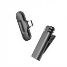 Wireless Lavalier Microphone HD Audio Video Recording Mini Collar Clip Mic