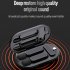 Wireless Lavalier Microphone With Portable Charging Case Audio Video Recording Plug And Play Microphone Compatible For Android Phone Black