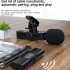 Wireless Lavalier Microphone Studio Gaming Live Broadcast Lapel Clip Professional Mic Compatible For Iphone Android Phone iPhone interface