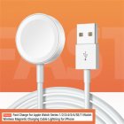 Wireless Magnetic Charger Fast Charging Cable Lightning Compatible For Apple Iwatch Series 1/2/3/4/5/6/se/7 White