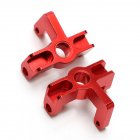 Wltoys 144001 1/14 RC Car Spare Parts 144001-1251 Upgrade Metal Front Wheel Seat red_1 pair