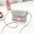 Woman Fashion Mini Casual Shoulder Pouch Star Pendant Stylish Satchel Vertical red