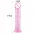 Woman Soft Crystal Dildo With Strong Suction Cup Multi size G spot Orgasm Sex Toys Adult Supplies YL21001 S pink small
