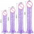 Woman Soft Crystal Dildo With Strong Suction Cup Multi size G spot Orgasm Sex Toys Adult Supplies YL21001 S pink small