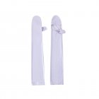Women Long Arm Sun Block Gloves Summer Thin Uv Protection Ice Silk Gloves For Driving Riding Purple one size