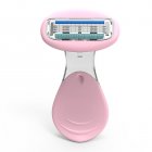 Women Manual Shaver 4 Layer Blades Hair Removal Razor with Safety Cover