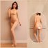Women Sexy Lingerie Open Crotch Breathable Pantyhose Stockings Fashion Solid Color See through Jumpsuit Black
