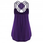 Women Summer Sexy Sling Solid Color Shirt
