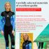 Women s 3MM Full Body Wetsuit Warm Neoprene Swimsuit Full Body Long Sleeves Sunsuit For Snorkeling Kayaking Navy blue 139 L