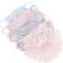 Women s Summer Flower Embroidery Wave Edge Sunscreen Ice Silk Mask Dustproof Mask Polka dot pink One size