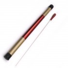 Wooden Baton Band Conductor Stick Rhythm Music Director Orchestra Concert Conducting Rosewood Handle With Tube Red + gold