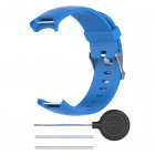 Wrist Band for Garmin Approach S3 GPS Watch Elegant Silicone Watch Strap with <span style='color:#F7840C'>Tool</span> Individualized Adjustment blue