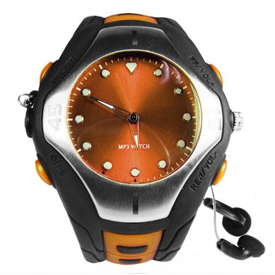 Wrist Watch Mp3 Player 1GB - LINE-IN and MIC