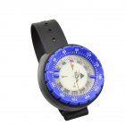Wristwatch Design Compass Lightweight Portable Waterproof Plastic for Swimming Diving Water Sports Accessory blue