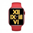 X8 Max Sports Smart Watch Touch-screen Bluetooth-compatible Heart Rate Blood Pressure Monitoring Waterproof Outdoor Fitness Bracelet red