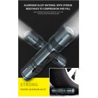 XHP 50 LED Multifunction Flashlight Rotary Zoom Torch USB Charging Night Lamp black_W567