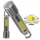 XHP50 30W Powerful Handheld Flashlights Telescopic Zoom Hand Lantern Outdoor Emergency Lighting Tool