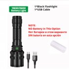 Xhp50 10w Outdoor Led Flashlight 5 Levels Powerful USB Rechargeable