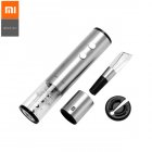 Original <span style='color:#F7840C'>XIAOMI</span> <span style='color:#F7840C'>Mijia</span> Circle Joy Electric Bottle Opener Stainless Steel Wine Stopper Wine Decanter Wine Set from <span style='color:#F7840C'>Xiaomi</span> Smart Home Black