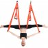 Yoga Swing Set Yoga Sling Inversion Tool for Professional Beginners Orange  standard with single hammock 