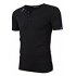 Yong Horse Men Casual V neck Short Sleeve Sport Fitted Henley T shirt Black S