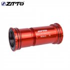 ZTTO BB86EVO Bicycle BB Middle Shaft BB30 Pair Lock Middle Shaft Threaded Screw-in Lock-up Middle Shaft 4 Bearing Middle Shaft BB86*30 red 4 bearing