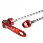 ZTTO Mountain Bike Free Hub Quick Release Lever Bicycle Aluminium Handle Steel Core Rod Riding Accessories Tools  red