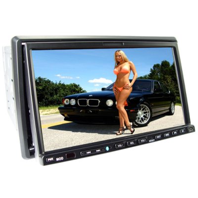 7-inch GPS Car DVD Player with DVB-T (2-DIN)