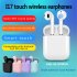 i17 Tws Touch Control With Pop up Window Wireless Bluetooth Earphone Headset Black
