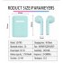 i20 TWS Bluetooth 5 0 Earphone with Microphone Wireless Headphones Bluetooth Headsets Sports for Pho Green
