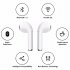 i7 Tws Wireless  Headphones Bluetooth compatible 5 0 Headset Sports Earbud With Microphone Charging Box Suitable For All Smartphones Black dual earphone