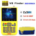 iBRAVEBOX V8 Finer HD DVB-S2 Satellite Finder MPEG-2 MPEG-4 Better Finder Meter yellow