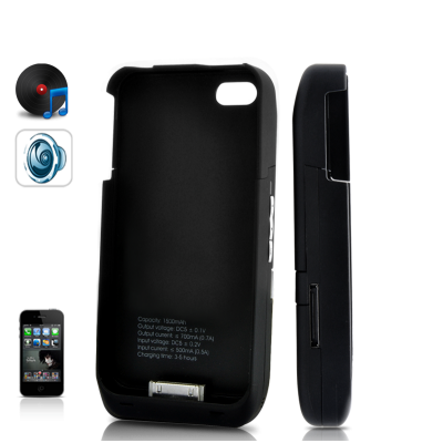 iPhone 4S 1500mAH Battery & 10W Speaker Case
