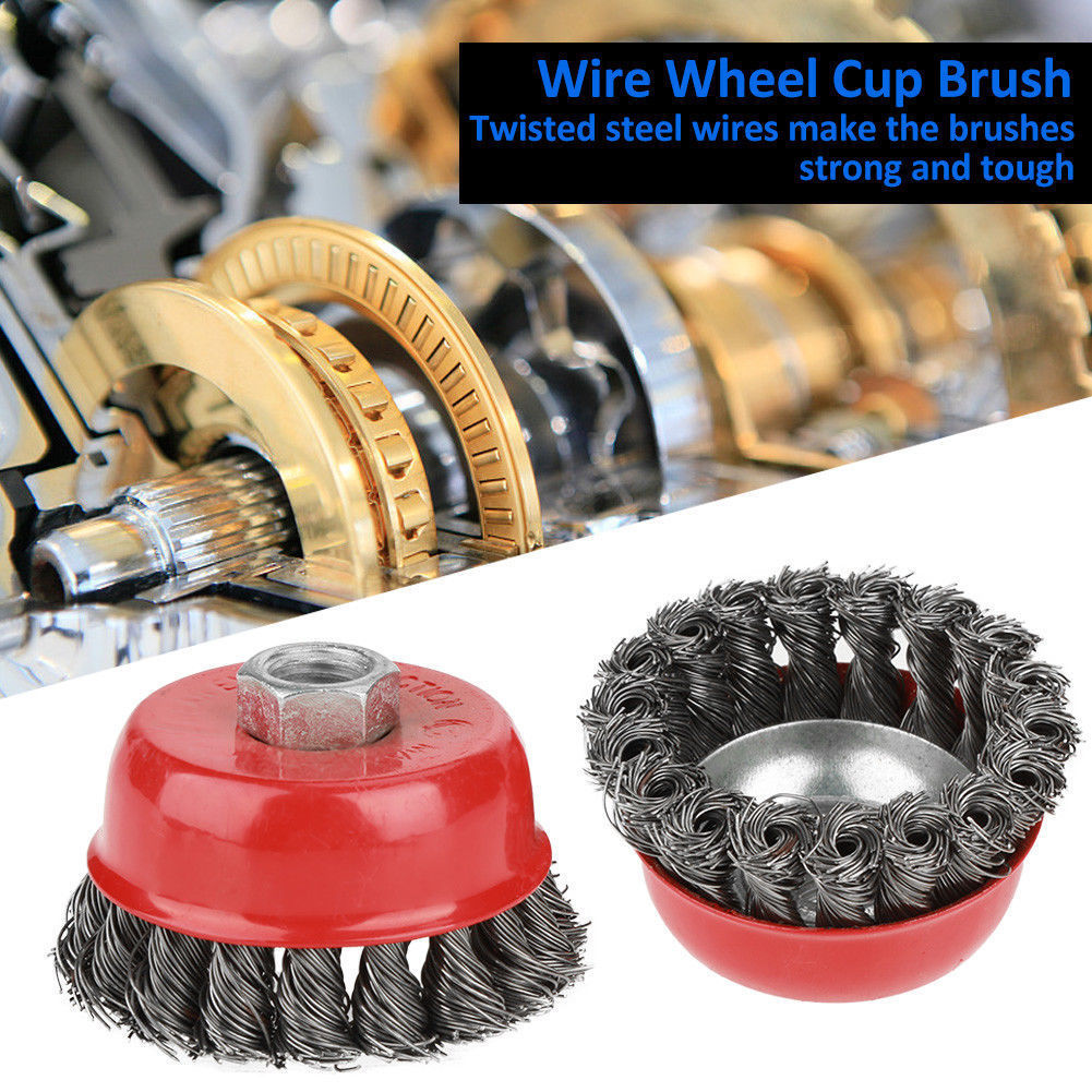 Wholesale Pcs M Crew Knot Wire Wheel Cup Brush Set For Angle Grinder