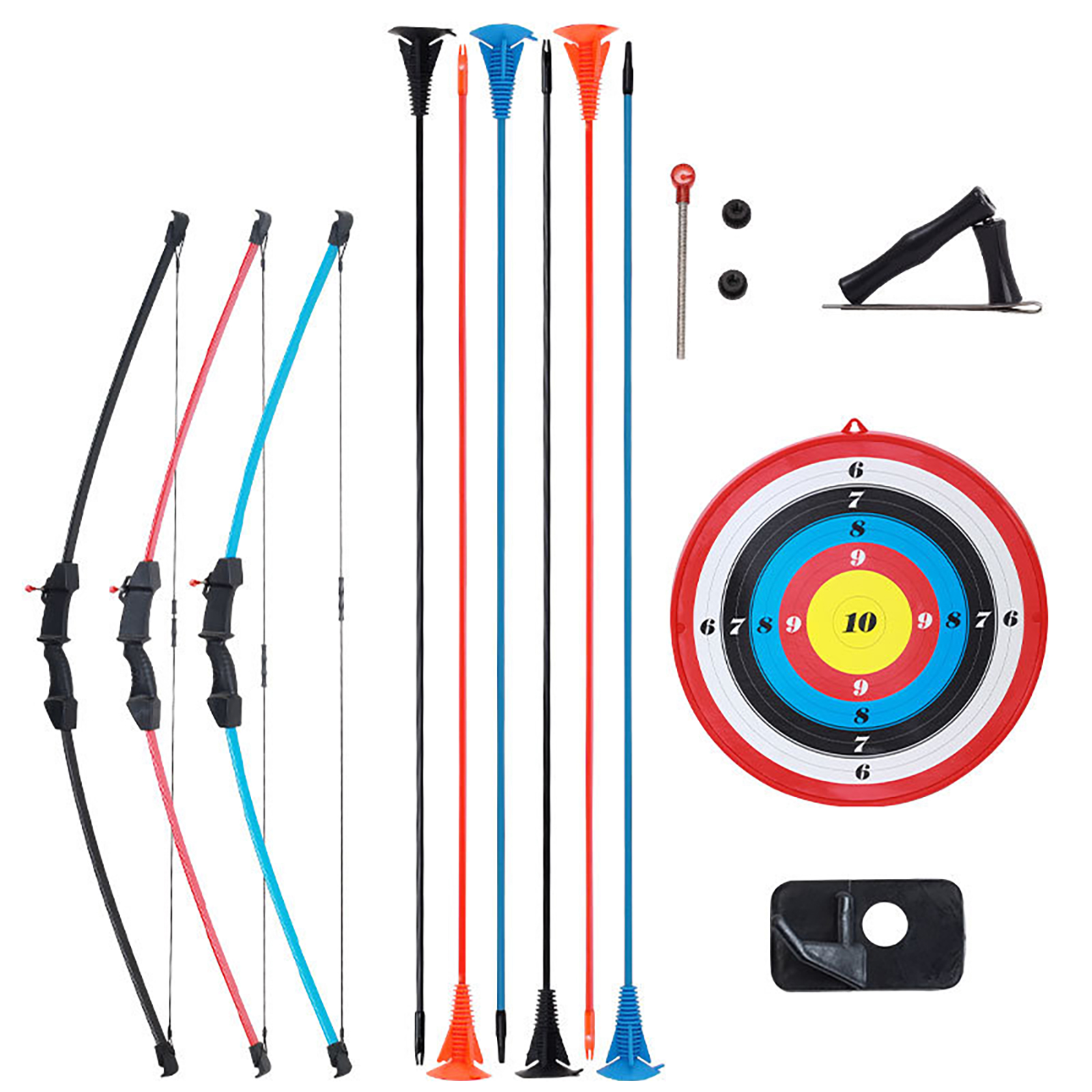 F021 Children Archery Bow Arrow Sets Fiberglass Practice Bow Entertainment