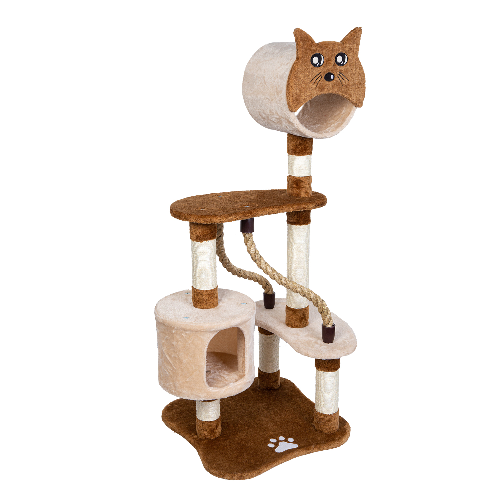 [US Direct] AsyPets Cat Tree 50” Multi-Level Pet Furniture