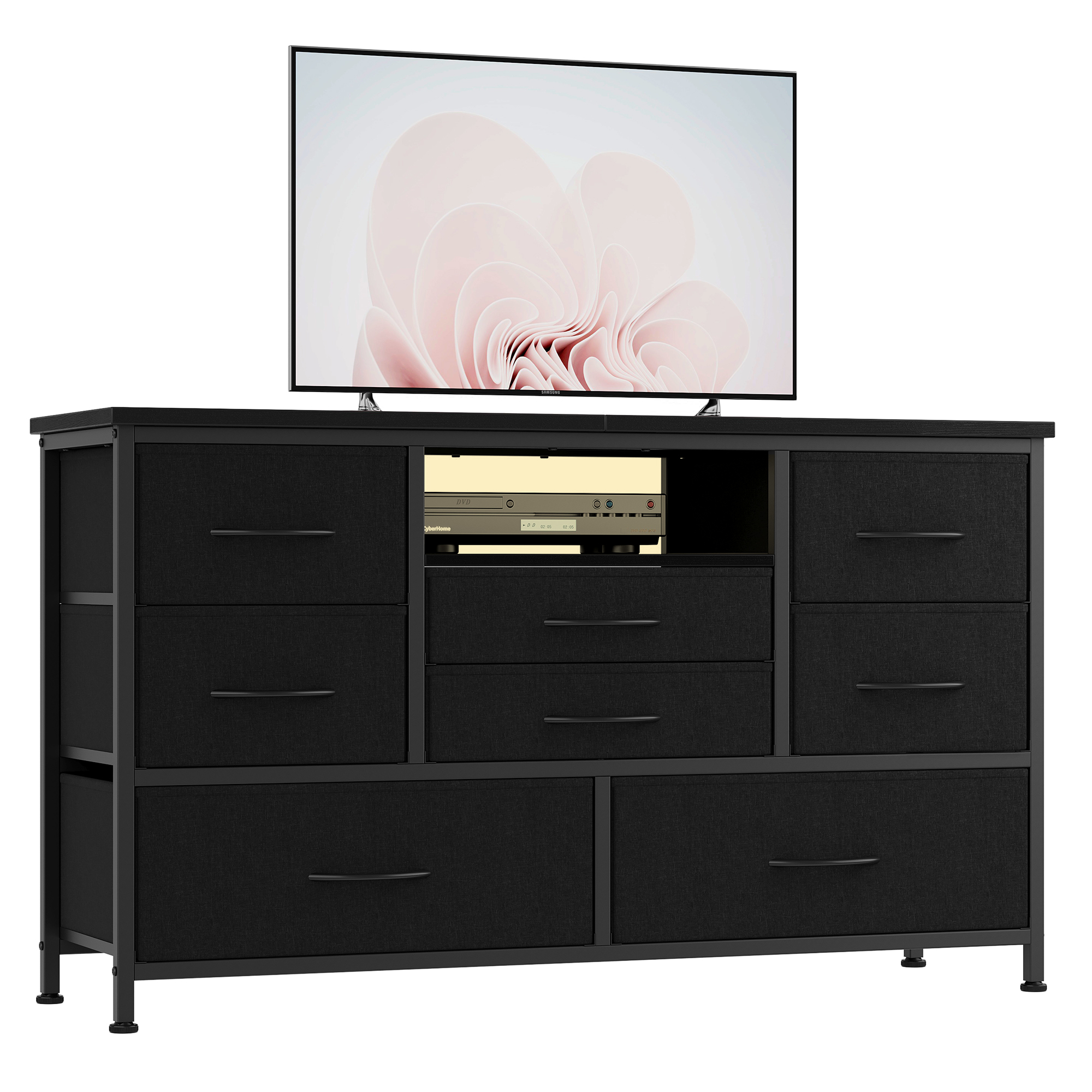 US GARVEE Wide Dresser with 8 Large Drawers for 55