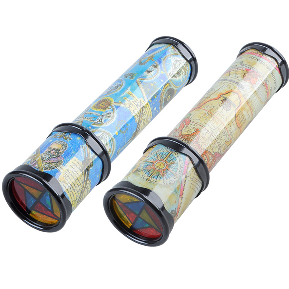 US Magical Rotating Kaleidoscope Variable Interior Scene Toys for Kids & Adults Small