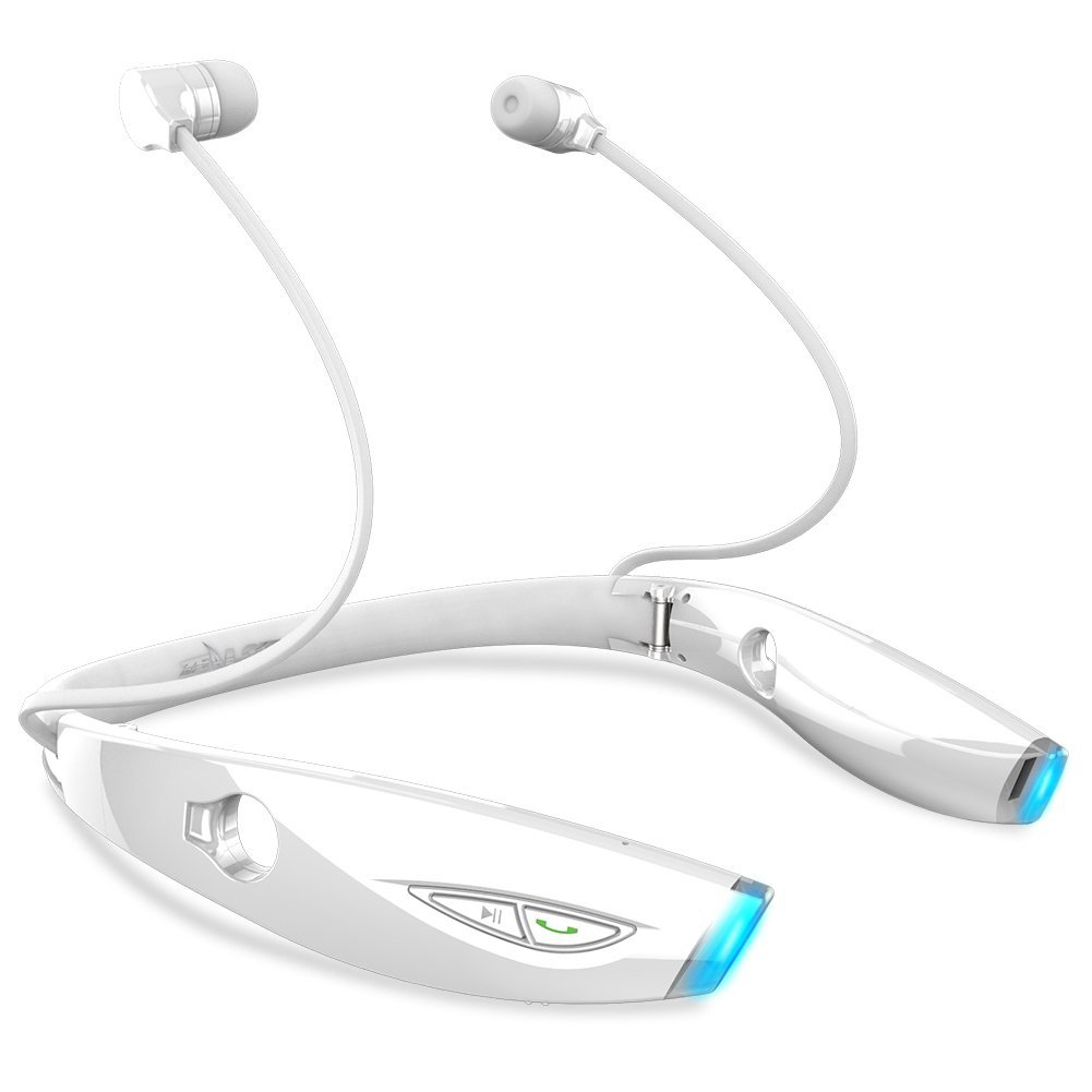 H1 Sport Earphone Wireless Bluetooth Headphone Running Waterproof Bluetooth Headset With Microphone For Phones white