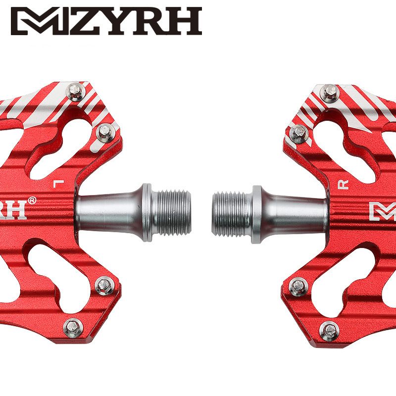 MZYRH Bicycle Aluminium Alloy Pedals Mountain Bike Bearing Super Light Pedals Cycling Parts black_Special size