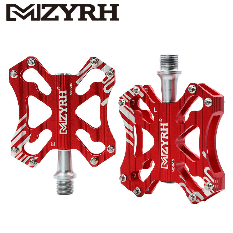 MZYRH Bicycle Aluminium Alloy Pedals Mountain Bike Bearing Super Light Pedals Cycling Parts black_Special size