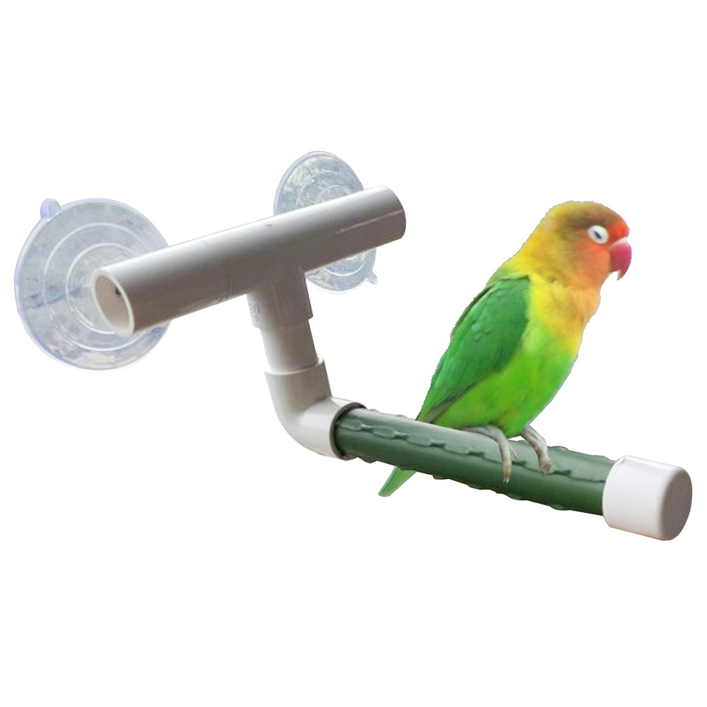 Wholesale Bird Parrot Suction Cup Shower Perch Standing Bar Rod Bathing