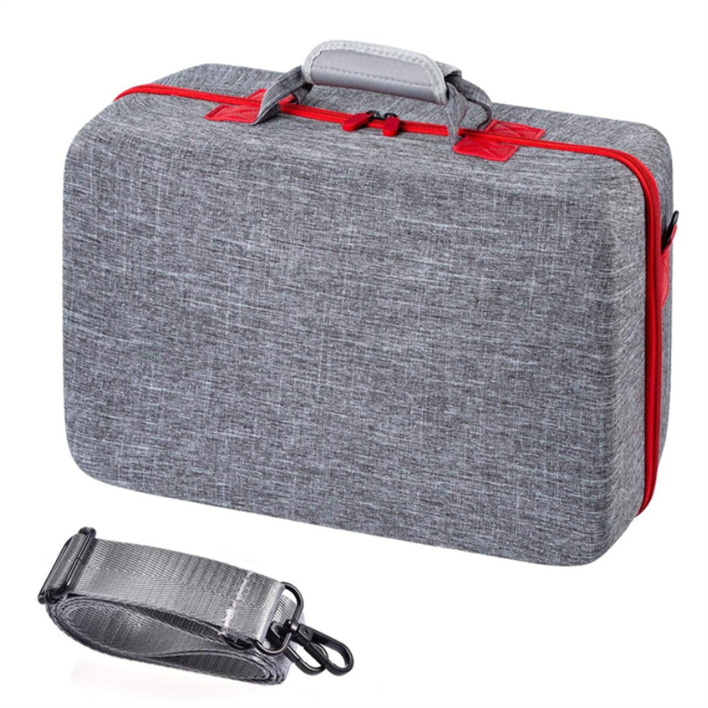 Protective Travel Storage Shoulder Bag Game Console Controller Headphone Waterproof Organizer Hard Shell Carrying Case